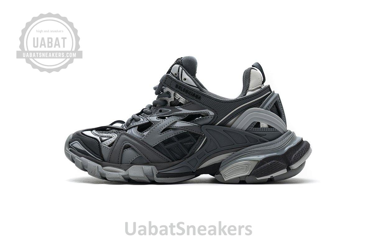 568615 W2GN3 1285 Blenciaga Track 2 Sneaker Charcoal