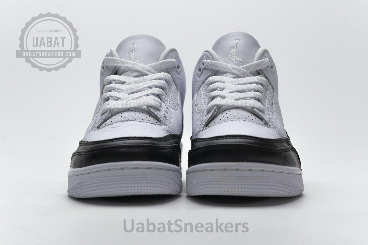 DA3595-100 Fragment Design x Air Jordan 3 Black White - Image 5