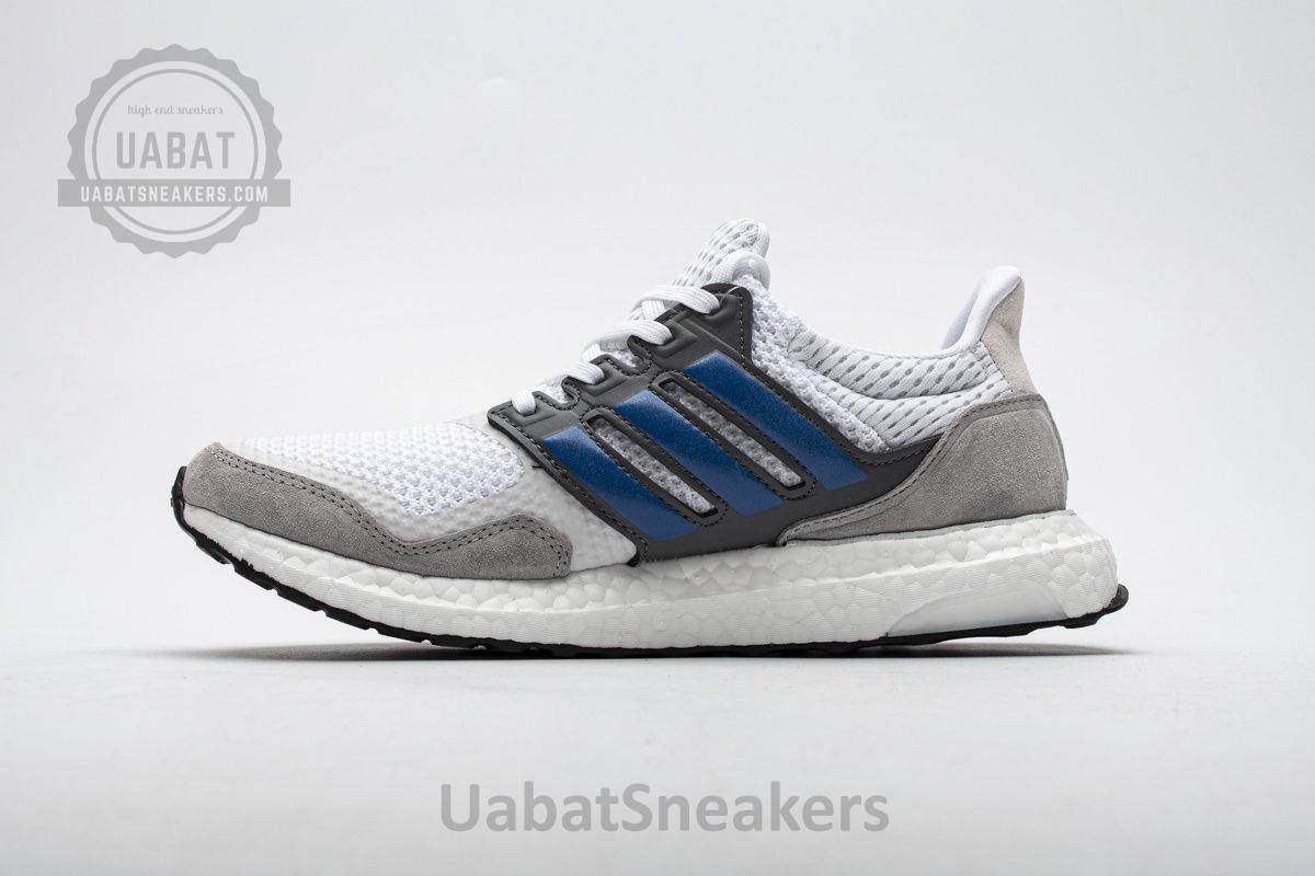 EF0723 adidas Ultra Boost S&L White True Blue Grey Real Boost