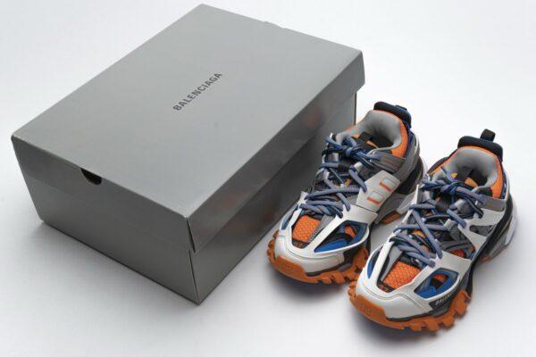 542436 W1GB7 7580 Balenciaga Tess S.Blue Orange - Image 3