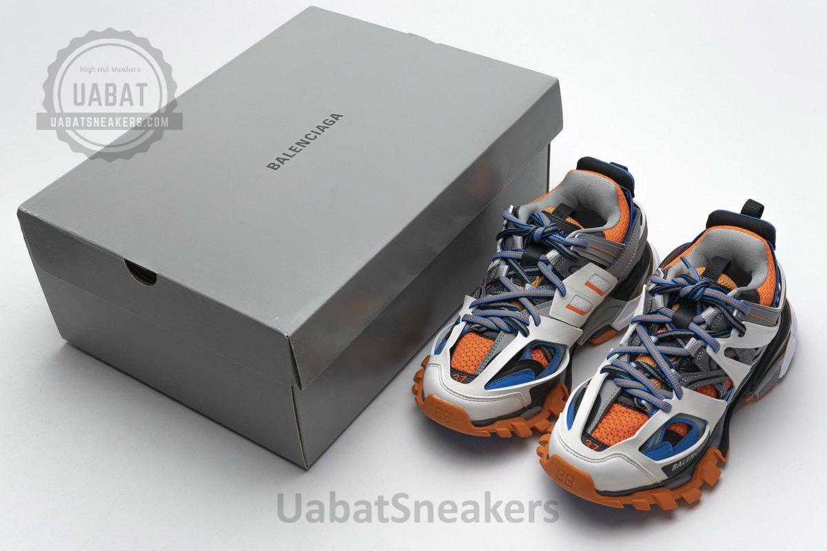 542436 W1GB7 7580 Balenciaga Tess S.Blue Orange - Image 3