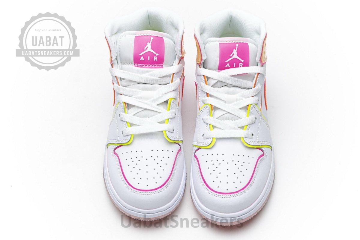 CV4611-100 Air Jordan 1 Mid GS “Edge Glow” - Image 4