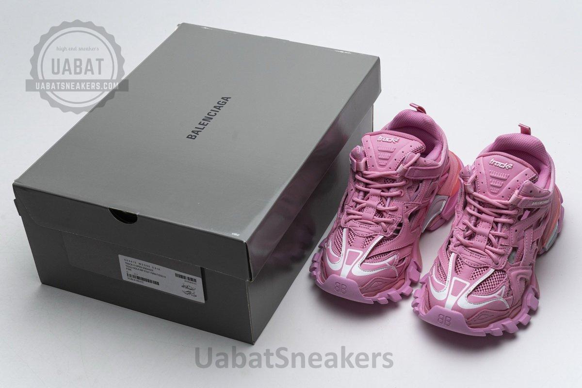 568615 W2GN5 5816 Blenciaga Track 2 Sneaker Pink - Image 3