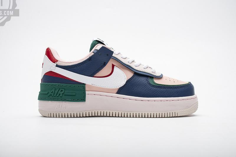 CI0919-400 WMNS Nike Air Force 1 Shadow Mystic Navy - Image 8