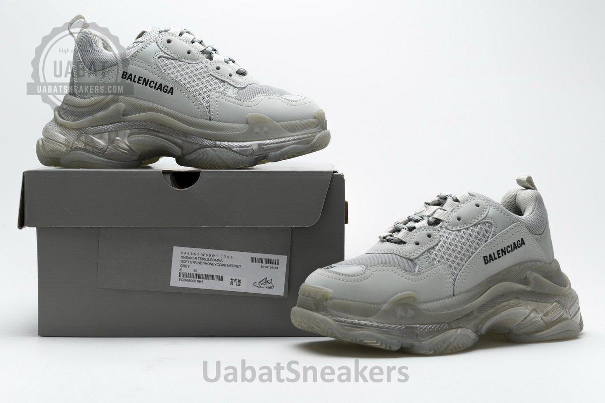 544351 W09O1 1705 Balenciaga Triple S Grey - Image 6
