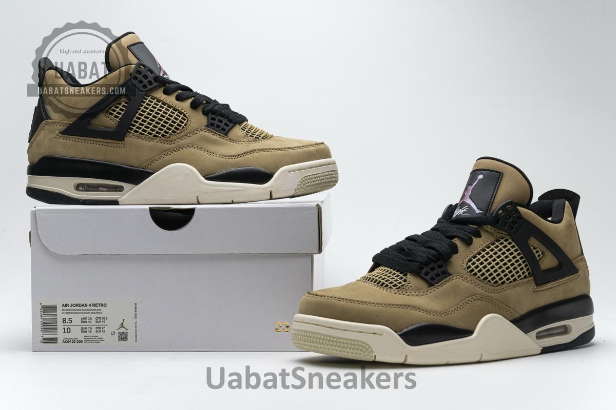 AQ9129-200 Air Jordan 4 Retro “Mushroom” - Image 8