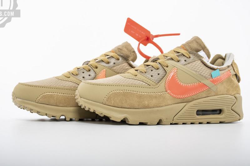 OFF-WHITE x Nike Air Max 90 “Desert Ore” Release Date AA7293-200 - Image 4