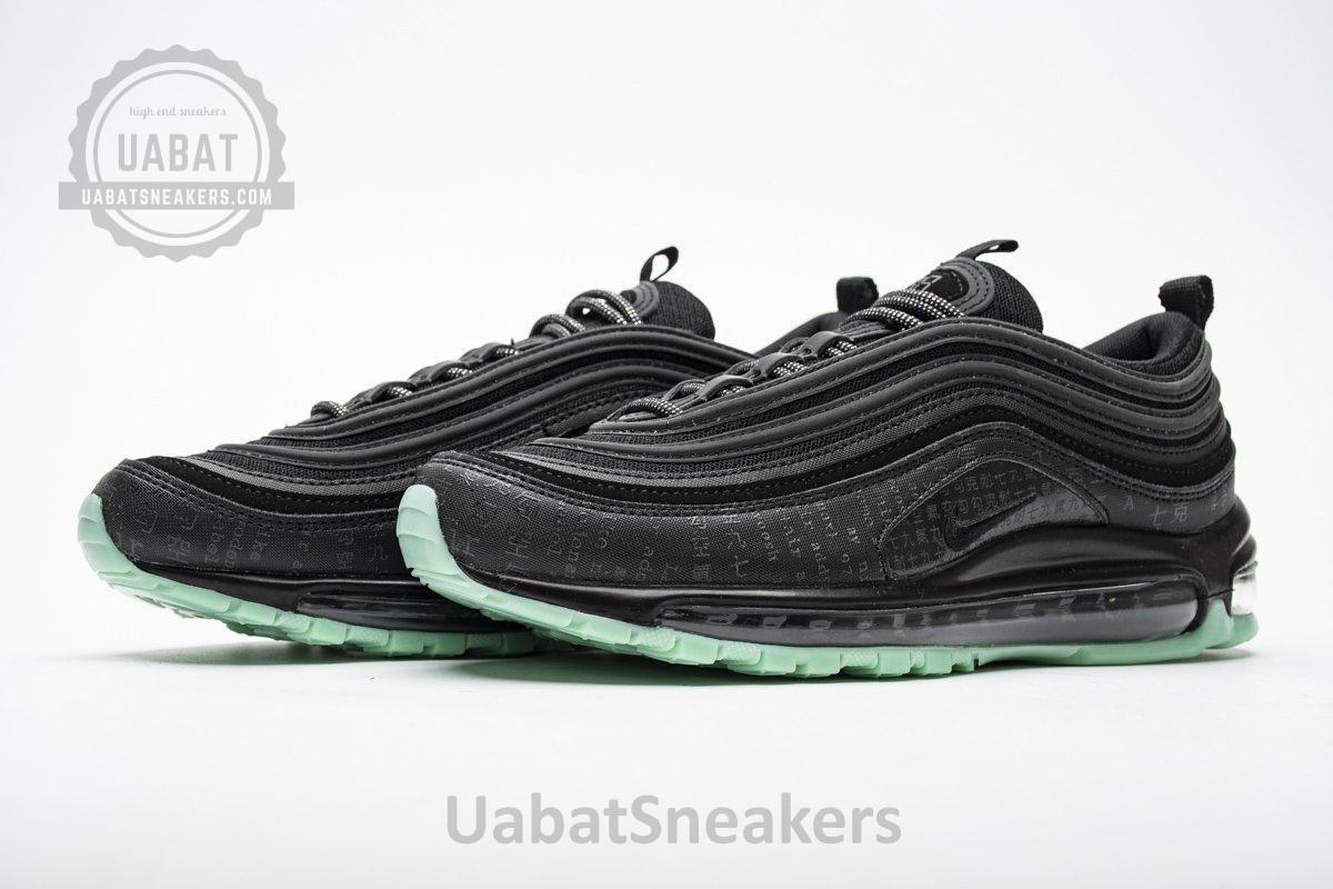 921826-017 Nike Air Max 97 Black Green Glow - Image 5