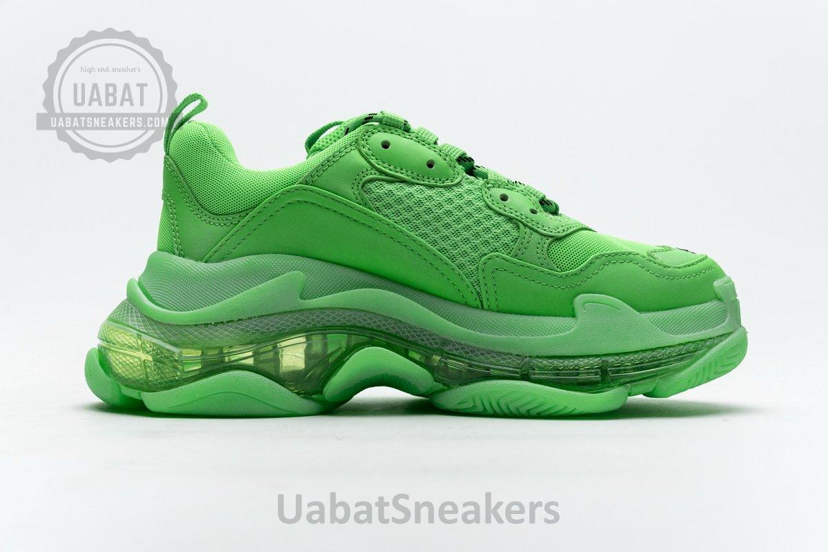 544351 W09OL 3801 Balenciaga Triple S Fluo Green - Image 10