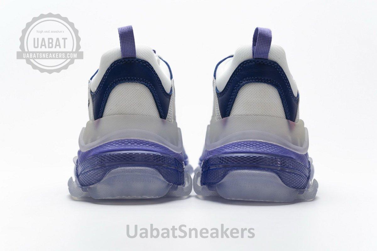 544351 W09E1 1322 Balenciaga Triple S White Purple - Image 7