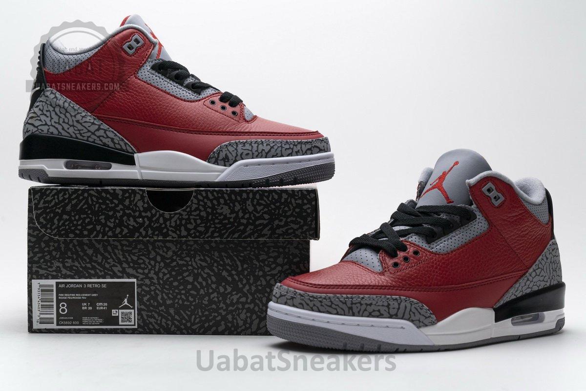 CK5692-600 Air Jordan 3 Retro SE Unite Fire Red - Image 2