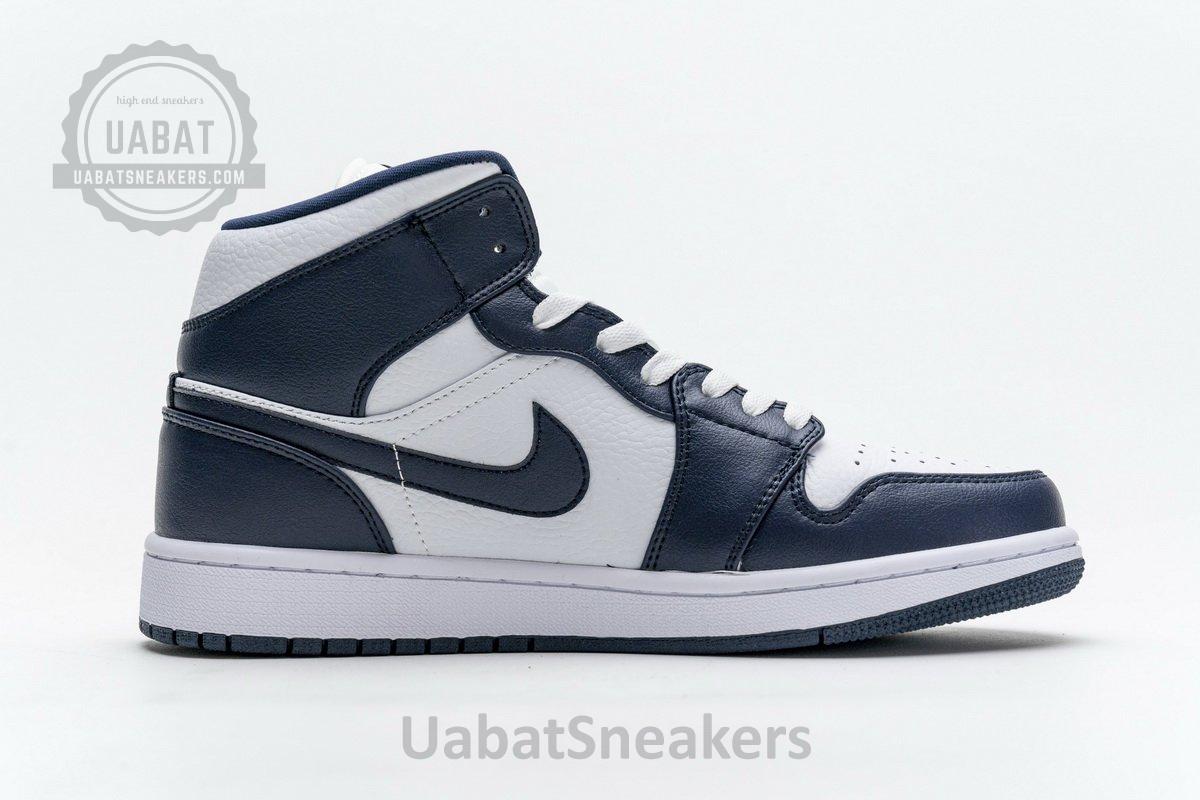 554724-174 Air Jordan 1 Mid Obsidian - Image 11