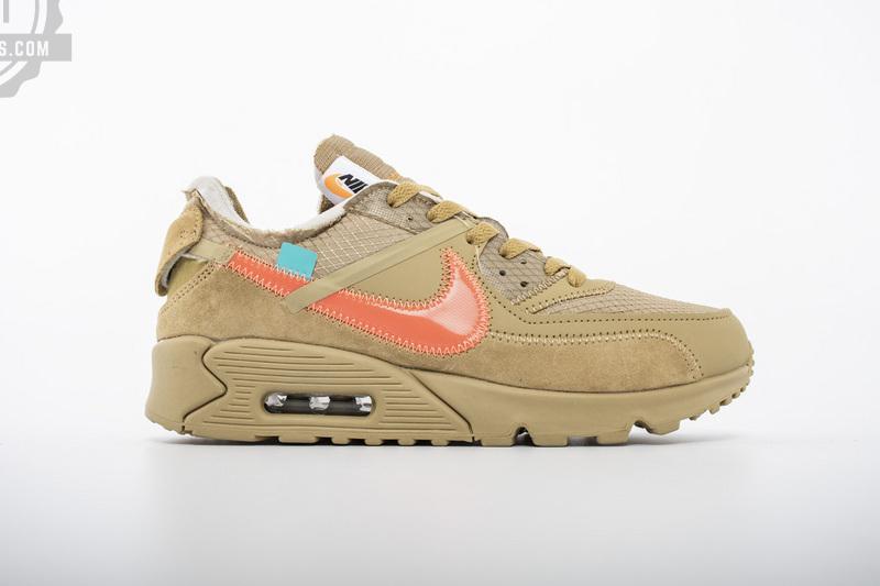 OFF-WHITE x Nike Air Max 90 “Desert Ore” Release Date AA7293-200 - Image 5
