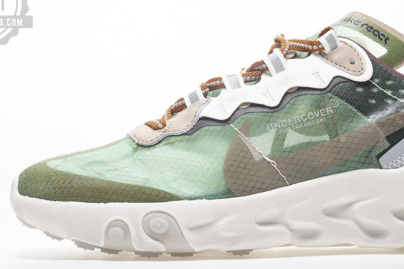 Nike React Element 87 “Brown green” AQ1090-002 - Image 3