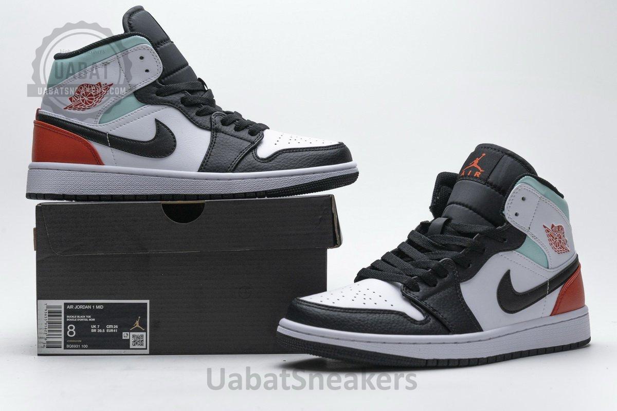 BQ6931-100 Air Jordan 1 Mid GS Black Toe - Image 2