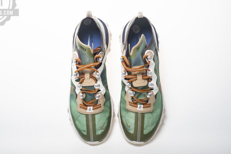 Nike React Element 87 “Brown green” AQ1090-002 - Image 2