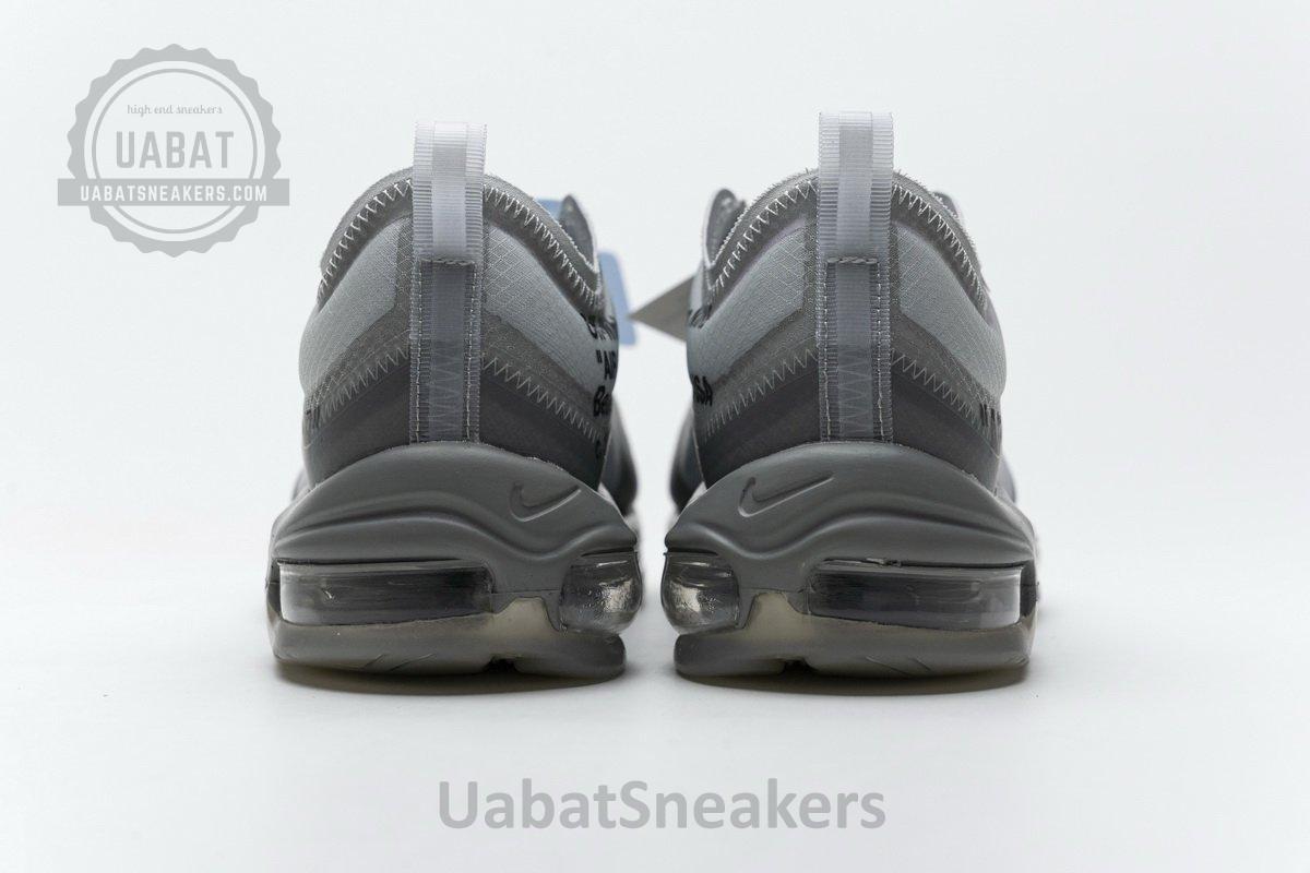 AJ4585-101 Off-White x Nike Air Max 97 Wlolf Grey Menta - Image 7