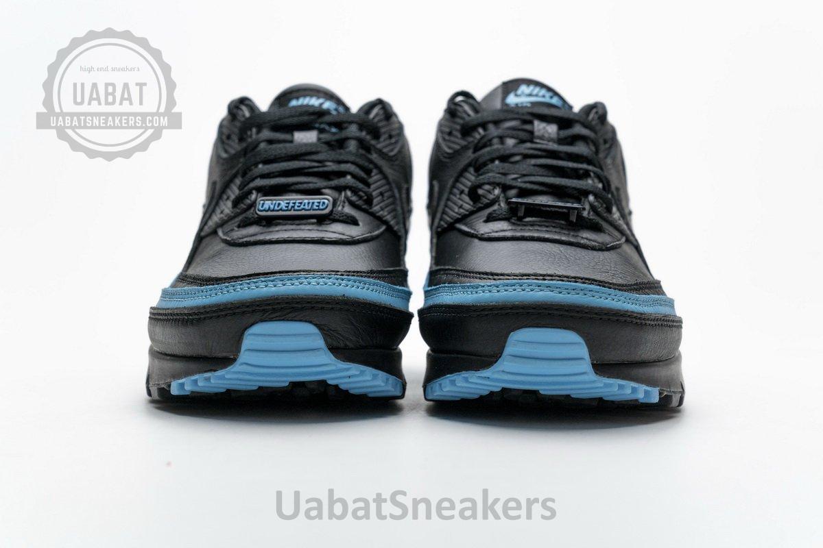 CJ7197-002 Undefeated x Nike Air Max 90 Black Blue Fury - Image 5