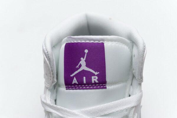 555112-100 Air Jordan 1 Mid SE White Fuchsia Blast - Image 8