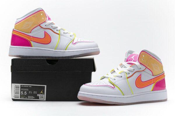 CV4611-100 Air Jordan 1 Mid GS “Edge Glow” - Image 2