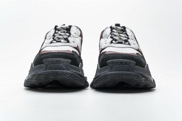 541624 W09O1 2268 Balenciaga Triple S Black Brown Red - Image 5