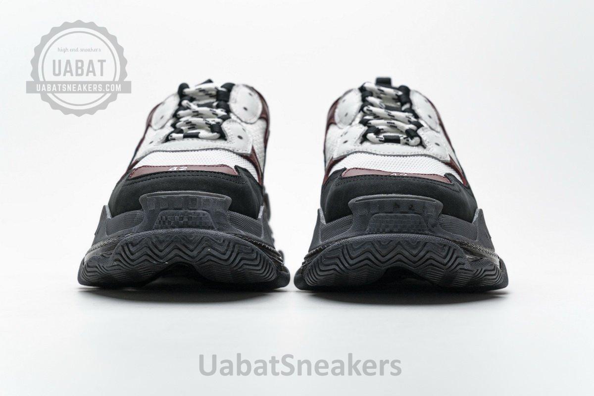 541624 W09O1 2268 Balenciaga Triple S Black Brown Red - Image 5