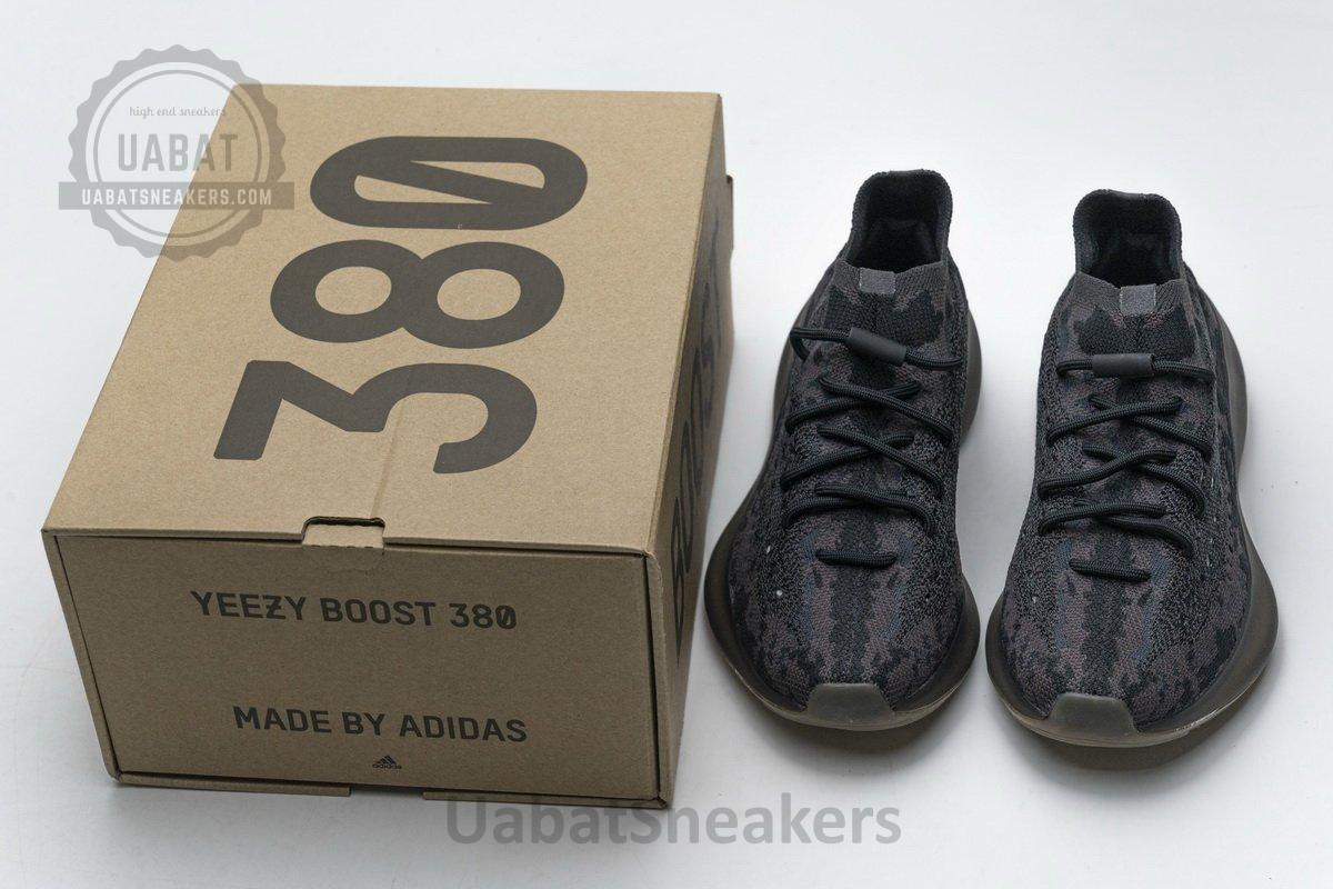 FZ1270 adidas Yeezy Boost 380 Black Purple Basf Boost - Image 3