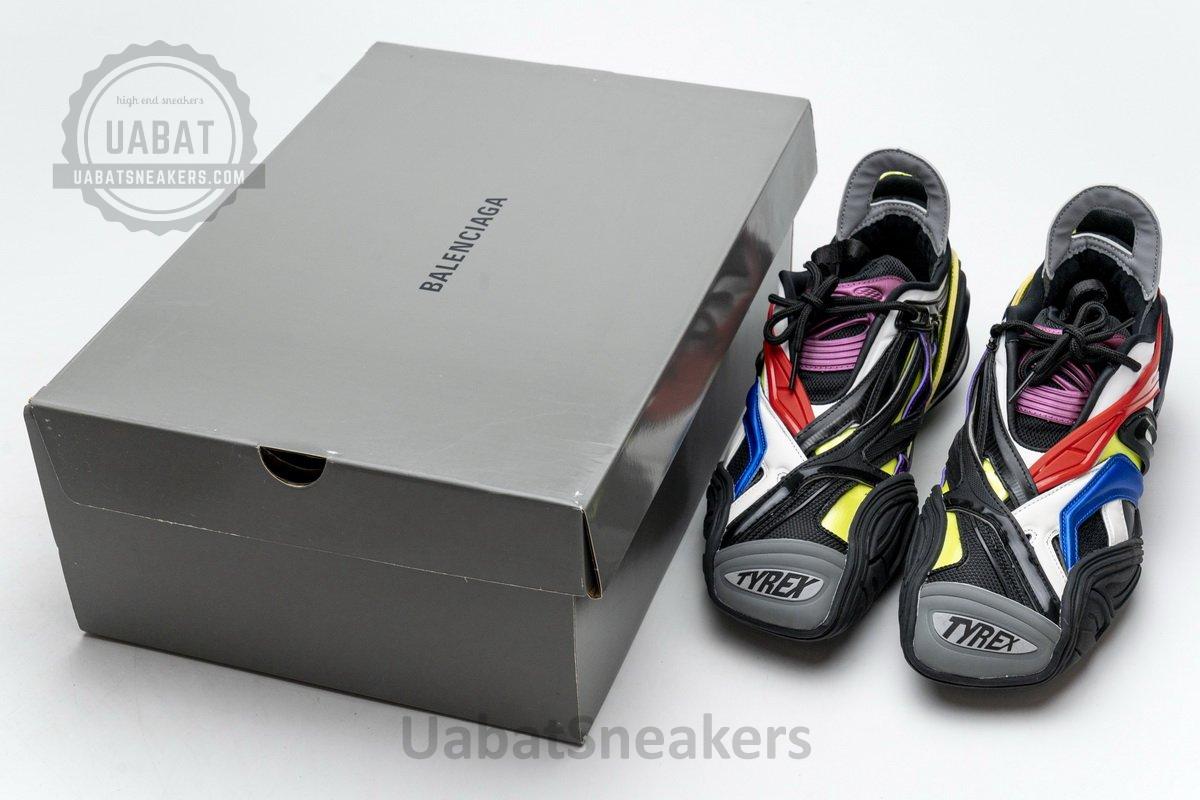 Balenciaga Tyrex 5.0 Sneaker Black Blue Red - Image 3