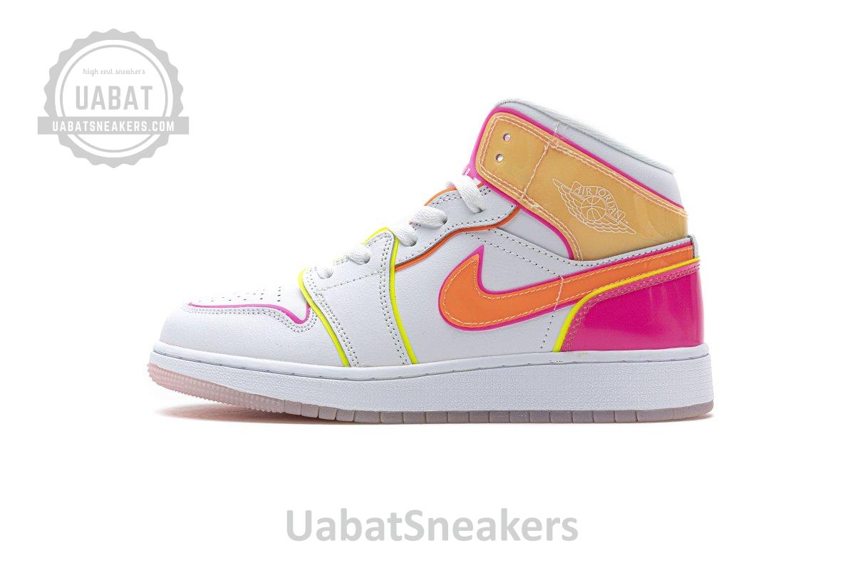 CV4611-100 Air Jordan 1 Mid GS “Edge Glow”