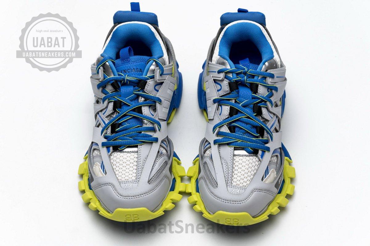 542023 W1GB9 6509 Balenciaga Tess S.Grey Blue Yellow - Image 4