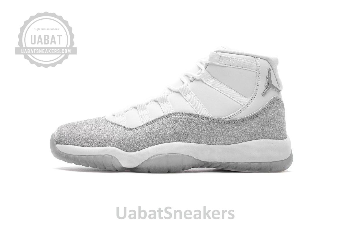 AR0715-100 WMNS Air Jordan 11 Retro White Metallic Silver - Image 4