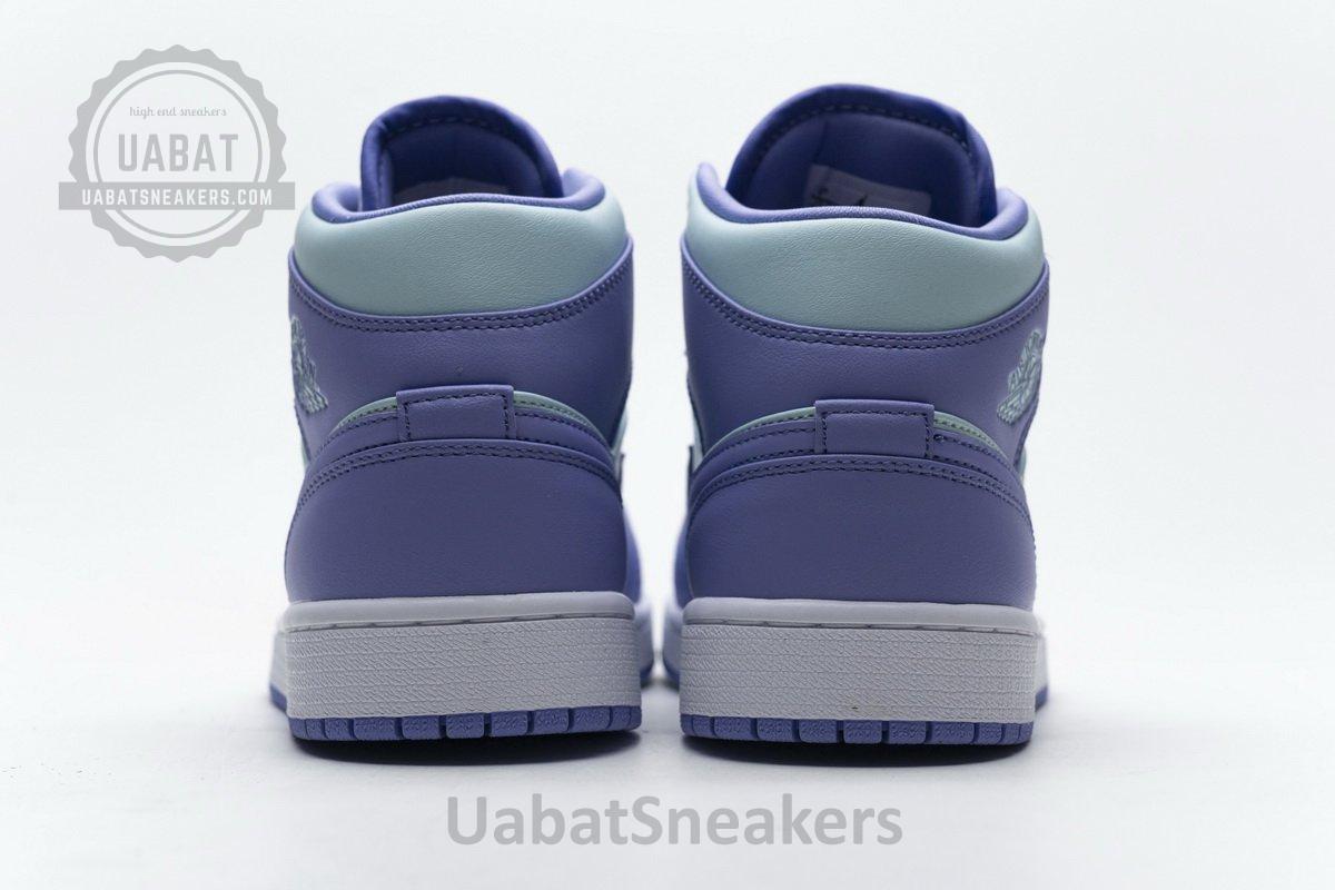 554725-500 Air Jordan 1 Mid Purple Aqua Blue - Image 7