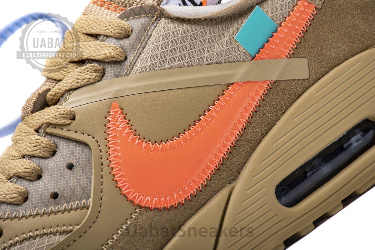 AA7293-200 Off-White x Nike Air Max 90 “Desert Ore” - Image 10