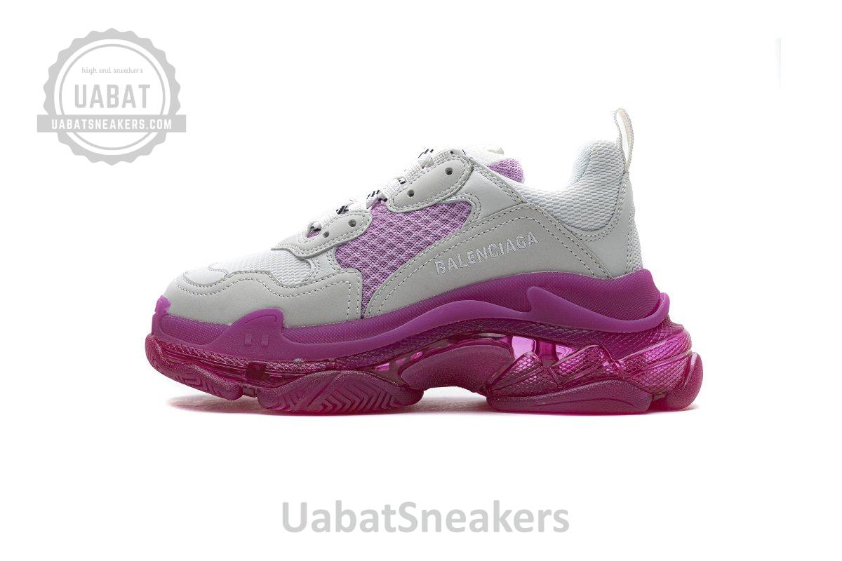 544351 W09O1 2281 Balenciaga Triple S White Pink