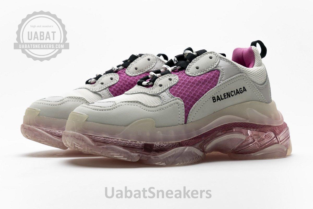 544351 W09E1 1633 Balenciaga Triple S Purple Red - Image 9