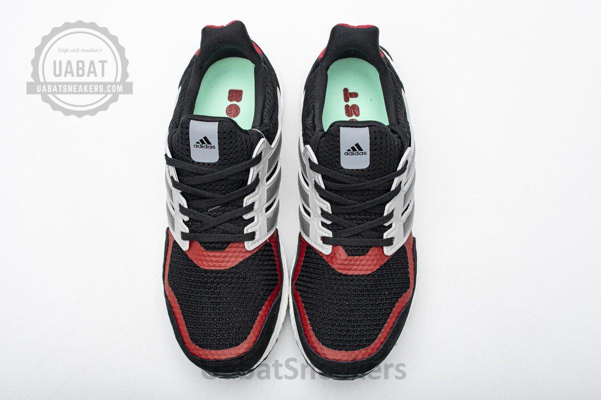 EF0724 adidas Ultra Boost S&L Black Grey Power Red Real Boost - Image 7