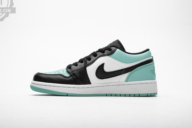 Air Jordan 1 Low Emerald Toe 553558-117