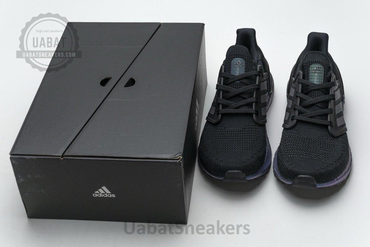 G55839 adidas Ultra BOOST 20 CONSORTIUM Black - Image 3
