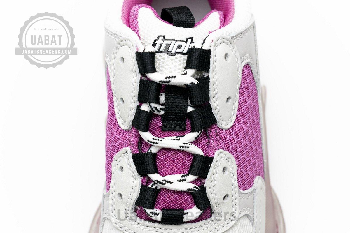544351 W09E1 1633 Balenciaga Triple S Purple Red - Image 10
