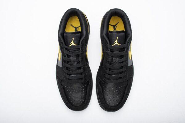 Air Jordan 1 Low Black Gold 553558-071 - Image 6