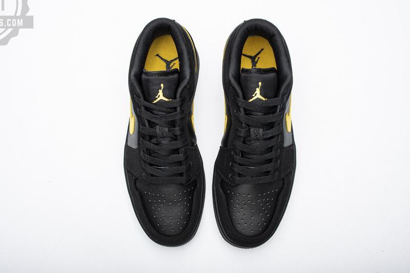 Air Jordan 1 Low Black Gold 553558-071 - Image 6