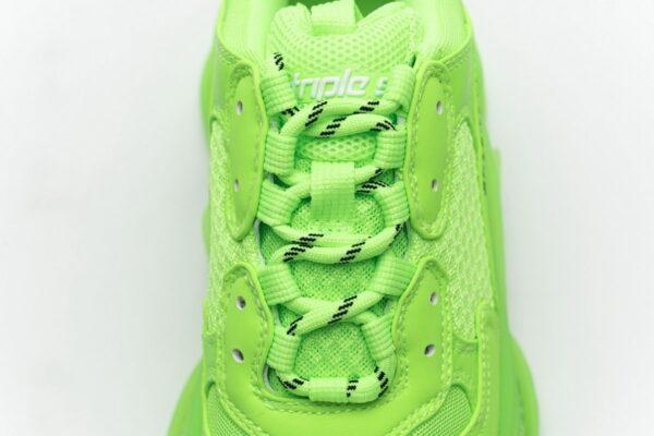 544351 W09O1 3802 Balenciaga Triple S Fluorescent Green - Image 8
