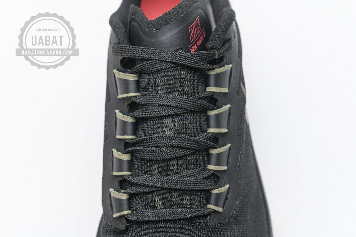 BQ9646-004 Nike Air Zoom Pegasus 37 Black Medium Olive Aqua - Image 8