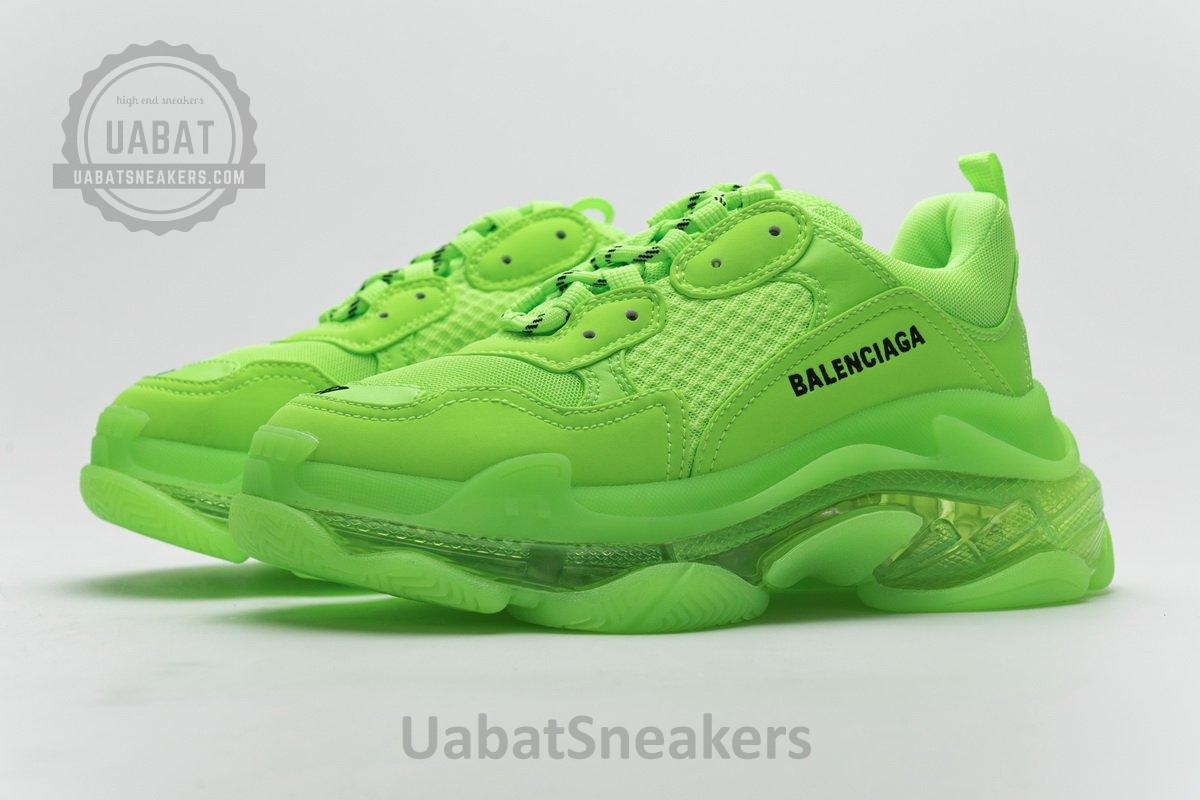 544351 W09O1 3802 Balenciaga Triple S Fluorescent Green - Image 6