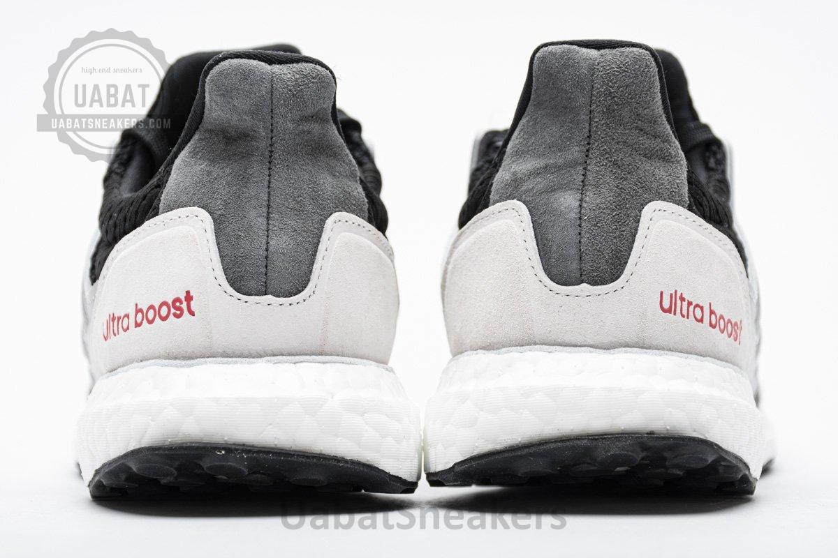 EF0720 adidas Ultra Boost S&L Black Grey Four Red Real Boost - Image 4