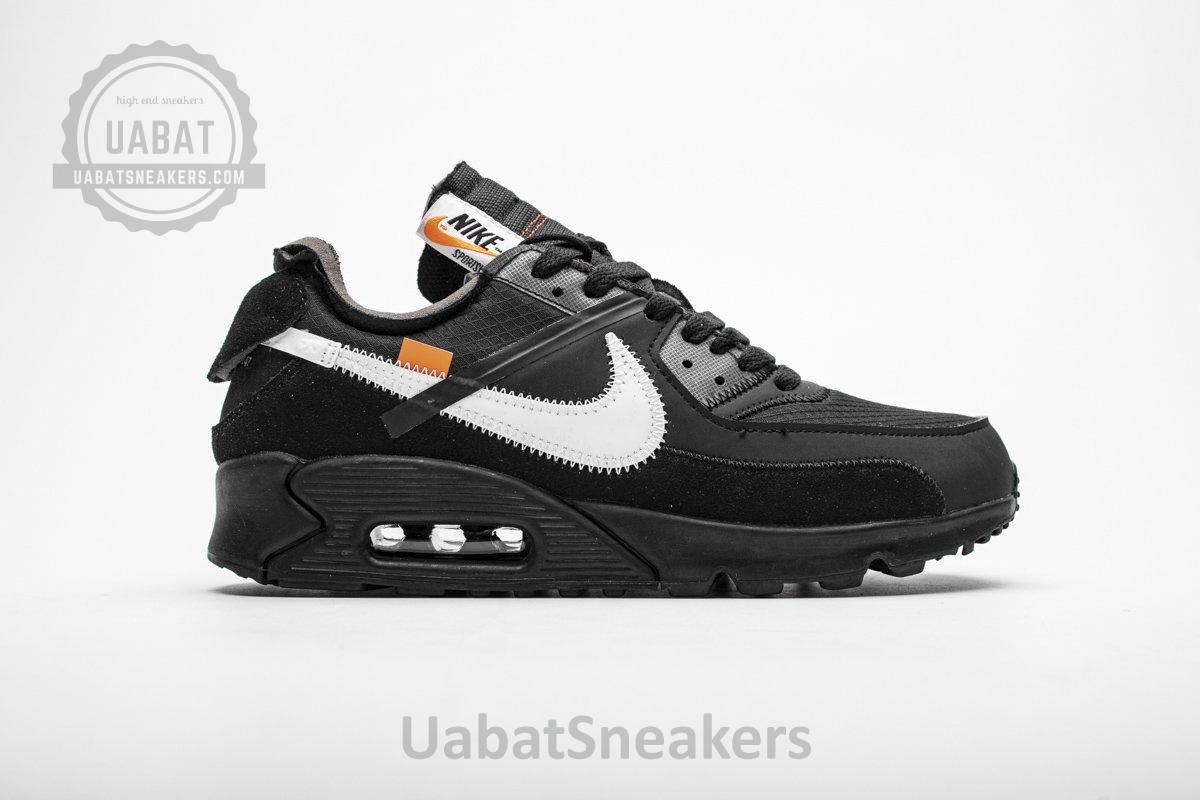 AA7293-001 Off-White x Nike Air Max 90 “All Black” - Image 3