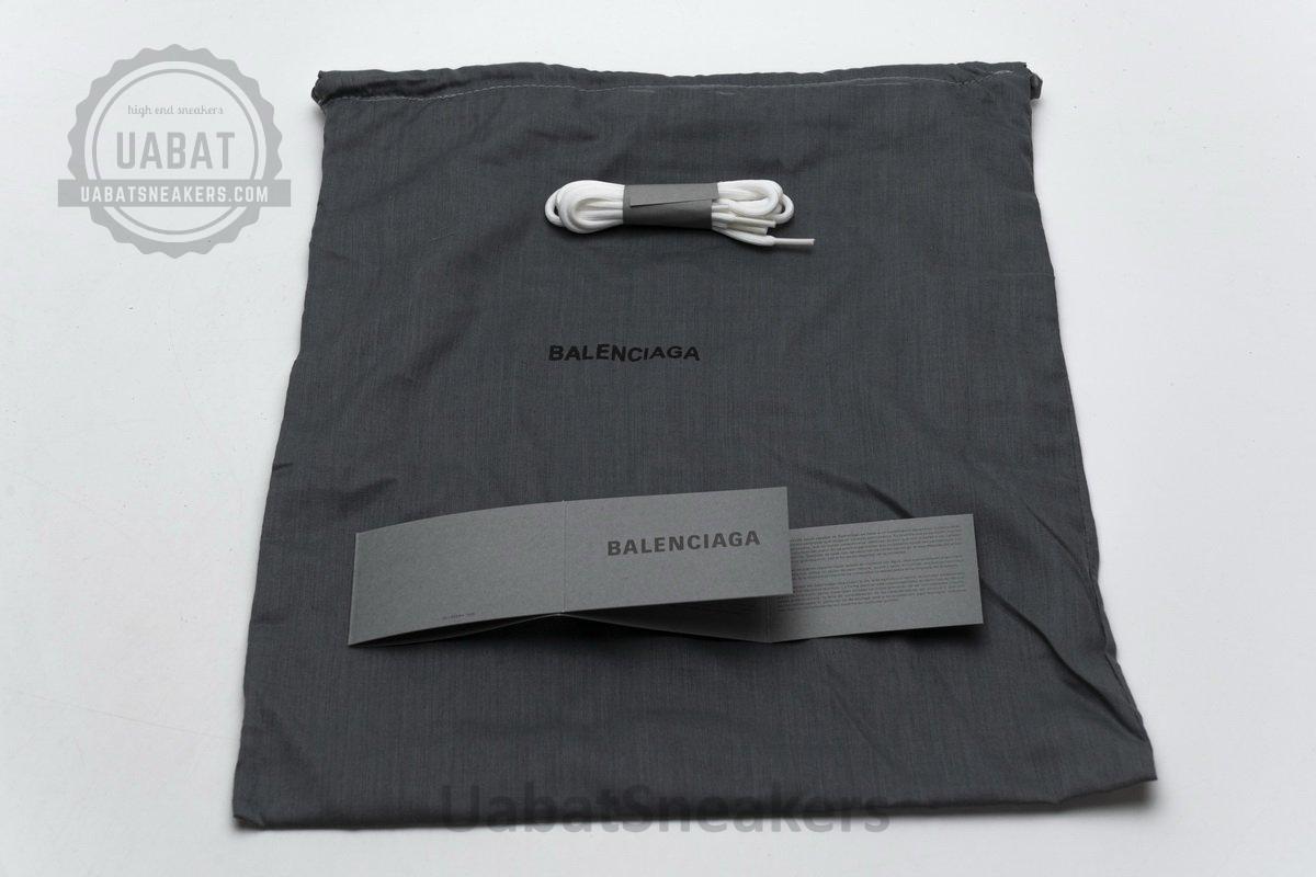 524039 W09E1 2021 Balenciaga Triple S Letter White - Image 4