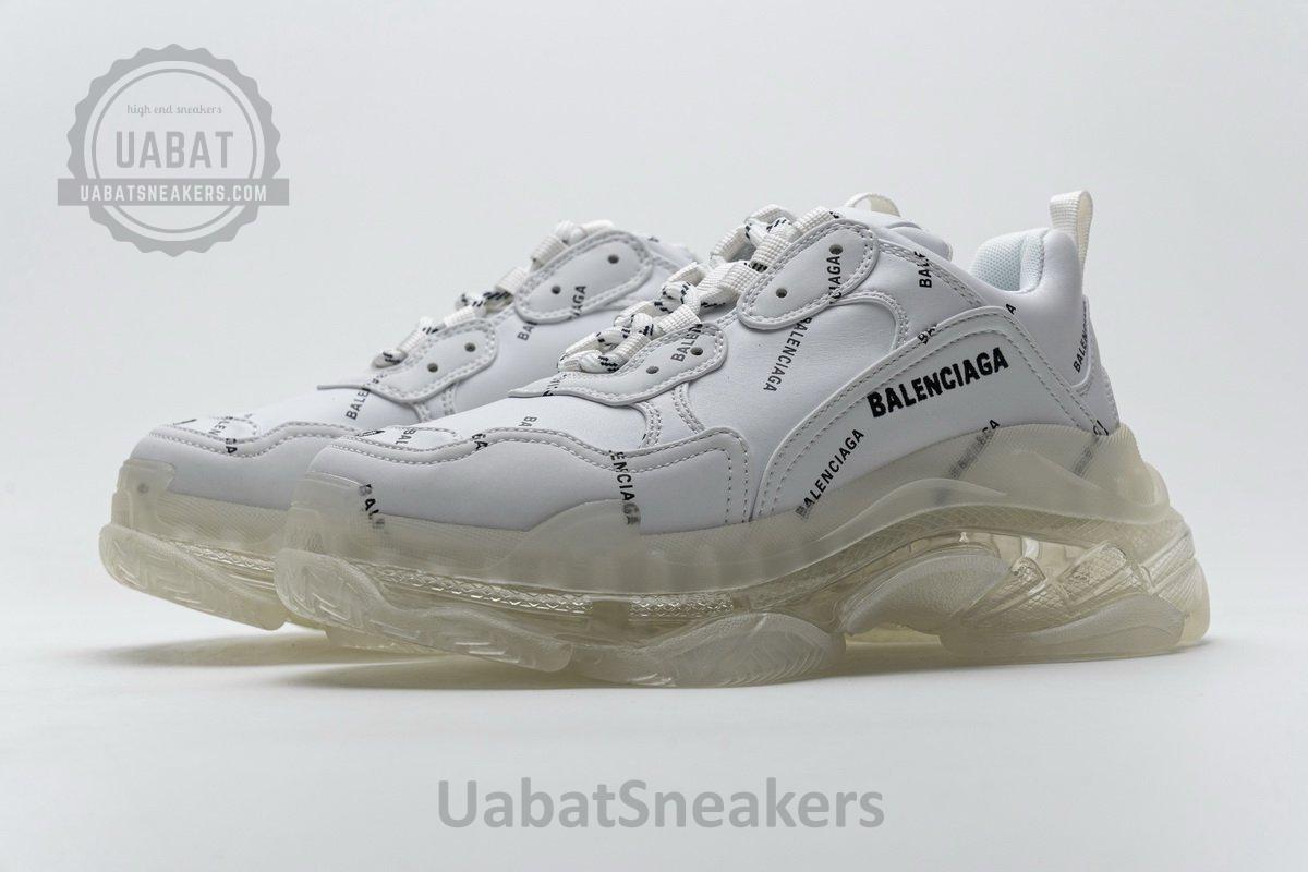 524039 W09E1 2021 Balenciaga Triple S Letter White - Image 9