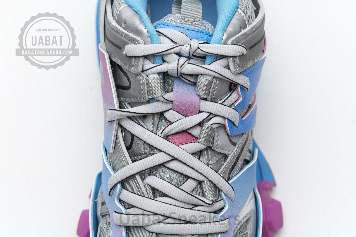 542436 W1GC1 4051 Balenciaga Tess S.Blue Pink Silver - Image 8