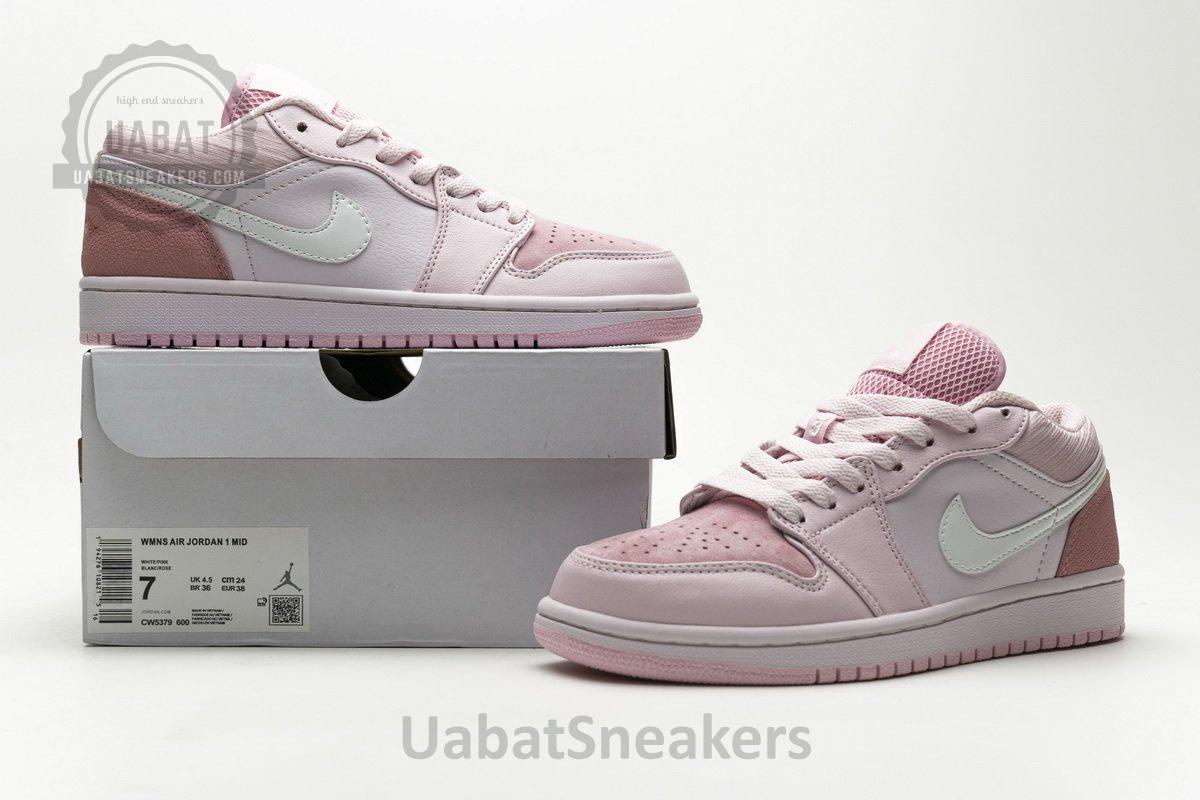 CW5379-600 Air Jordan 1 Low Digital Pink - Image 2